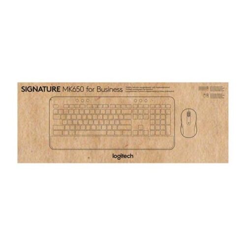 2920234 | Logitech Desktop MK650 Signature BOLT [US] black BT Mouse: Signature M650 for Busi. (400–4000 DPI)